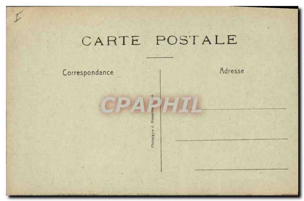 Reims in Ruinen — Das Theater und die Kathedrale — Altheiland, Verlag, Reims - Rückseite