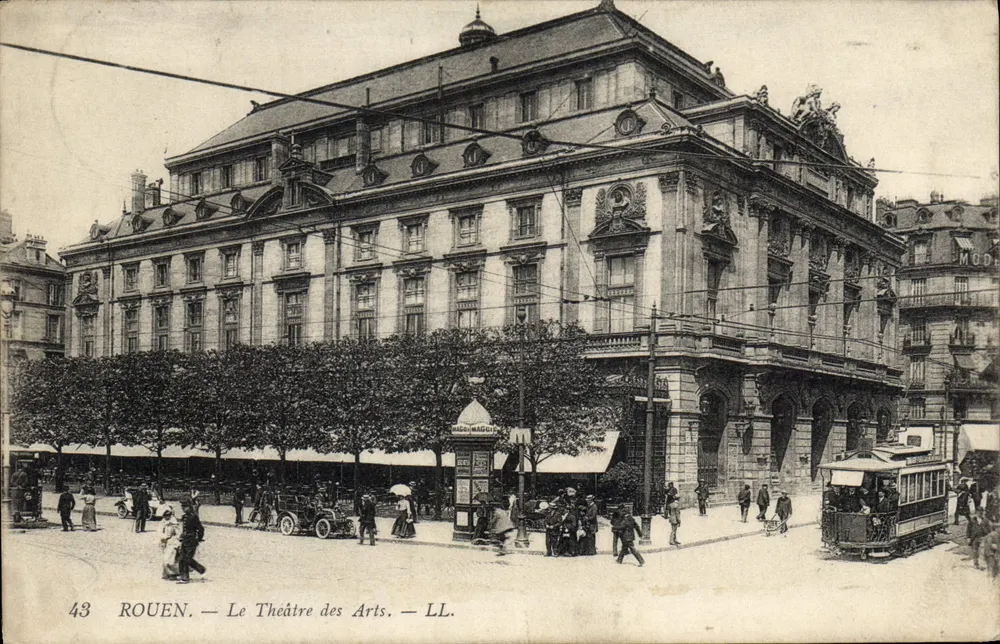 Rouen — O Teatro dos Artes — LL. - Frente