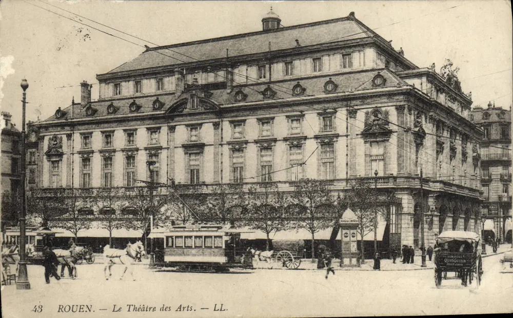 Rouen — Le Théâtre des Arts — éditeur LL. - Frente