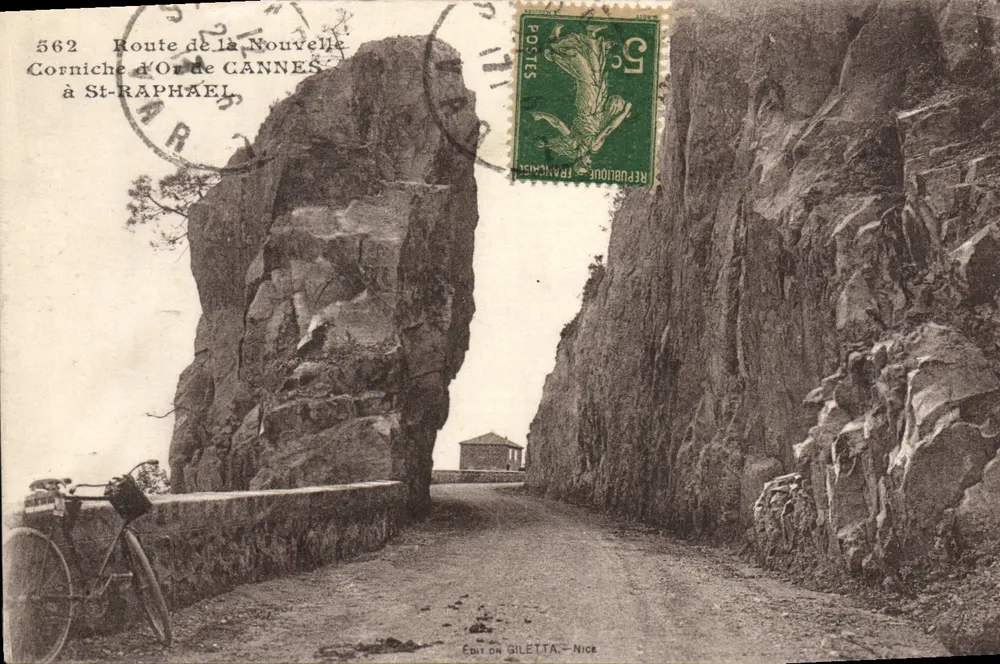 Neue Goldene Corniche Straße von Cannes nach St-Raphaël — Ausgabe Giletta, Nice - Vorderseite