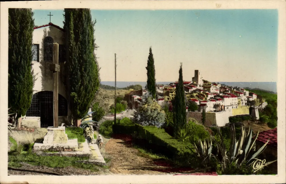 Saint-Paul-de-Vence — Vista geral — editor C. P. P. Paris - Frente