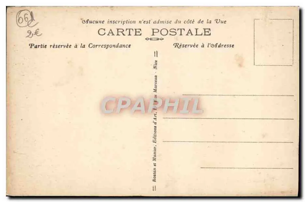 Saint-Paul (A.-M.) — Entrata in Città — Edizioni Munier - Verso