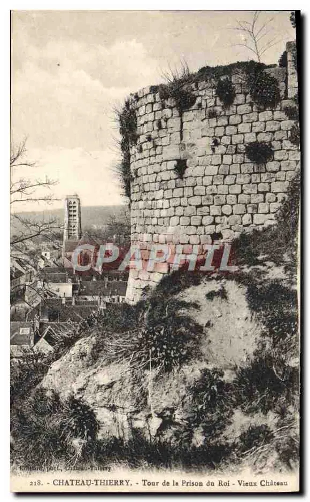 Château-Thierry - Turm der Königsgewahrsam - Altes Schloss - Vorderseite