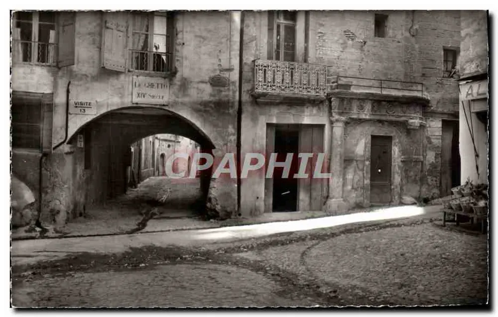 Pézenas (Stadt der Kunst) — Das Ghetto (14. Jahrhundert) und Tor Biaise der ehemaligen Konsulargefängnis — Sammlung NET - Pézenas - Vorderseite
