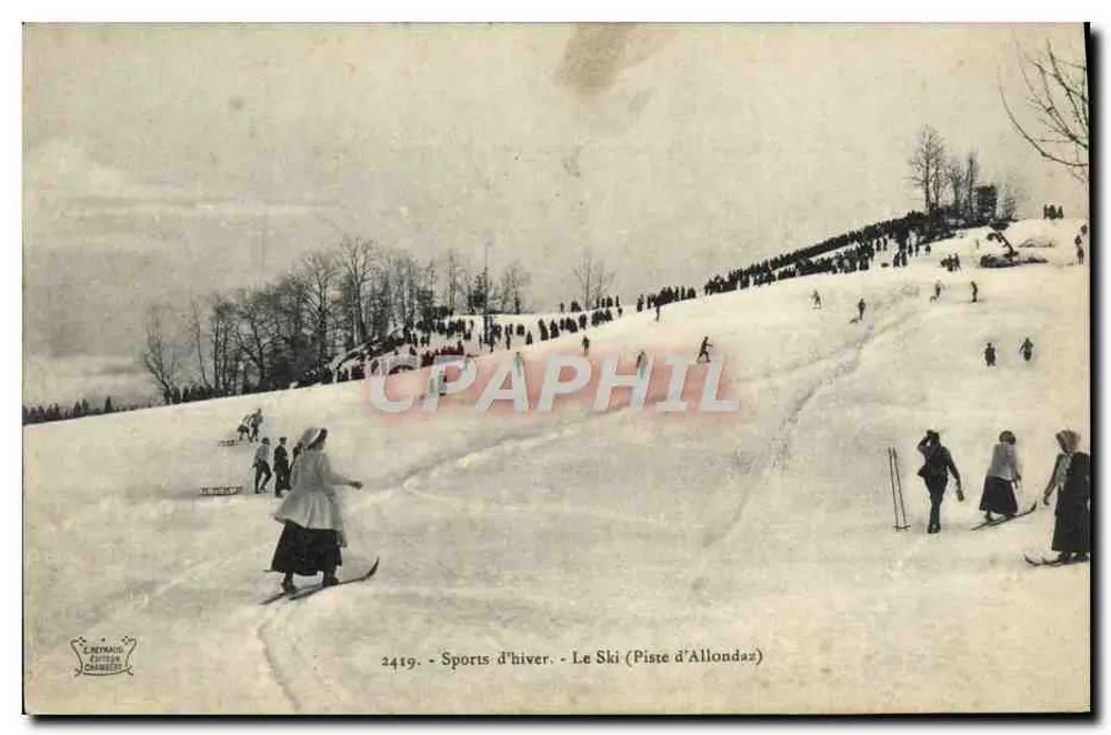 Ski (Piste Allondaz) — Winter-Sport — Verlag CENEYACO (Nr. 2419) - Vorderseite