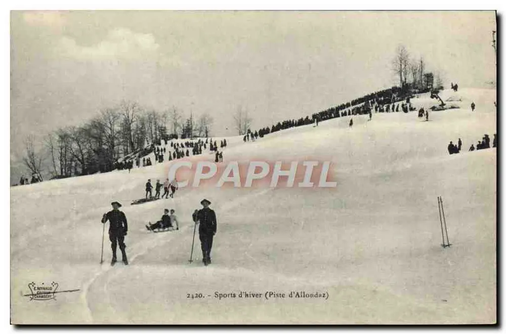 Winter-Sport (Allondaz-Piste) — C. BRYNKULI, Nr. 2120 - Vorderseite