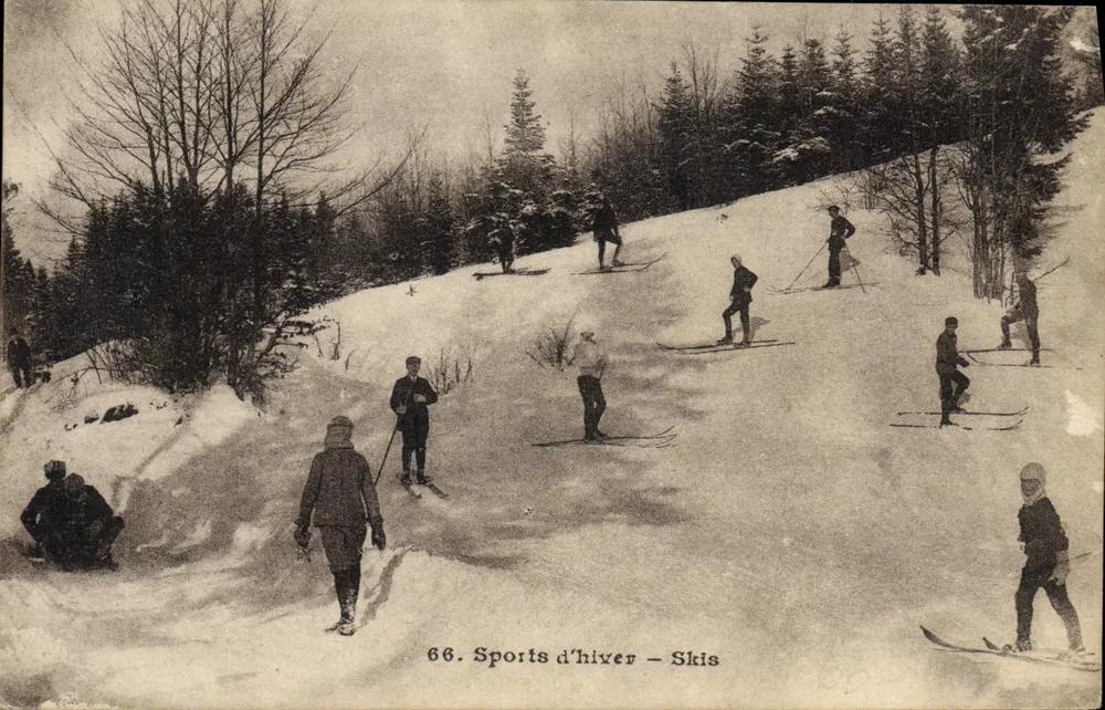 Winter-Sport – Skier — 66. Winter-Sport – Skier - Vorderseite