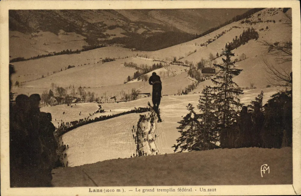 Lans (1010 m) — Der Bundesgroßspringen — Ein Sprung - Vorderseite