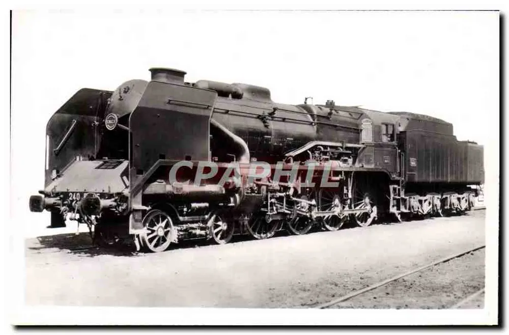 Locomotiva 240 P Compound — Sudoeste — S.N.C.F. - Frente