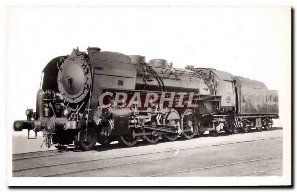 Locomotiva 282 a simples expansão — S.N.C.F., 1ª série - Frente