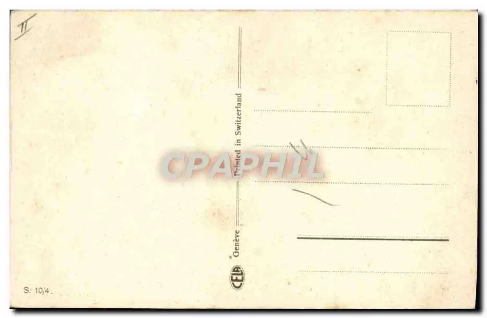 Navio a vela — mar agitado — S. Dianeli - Verso