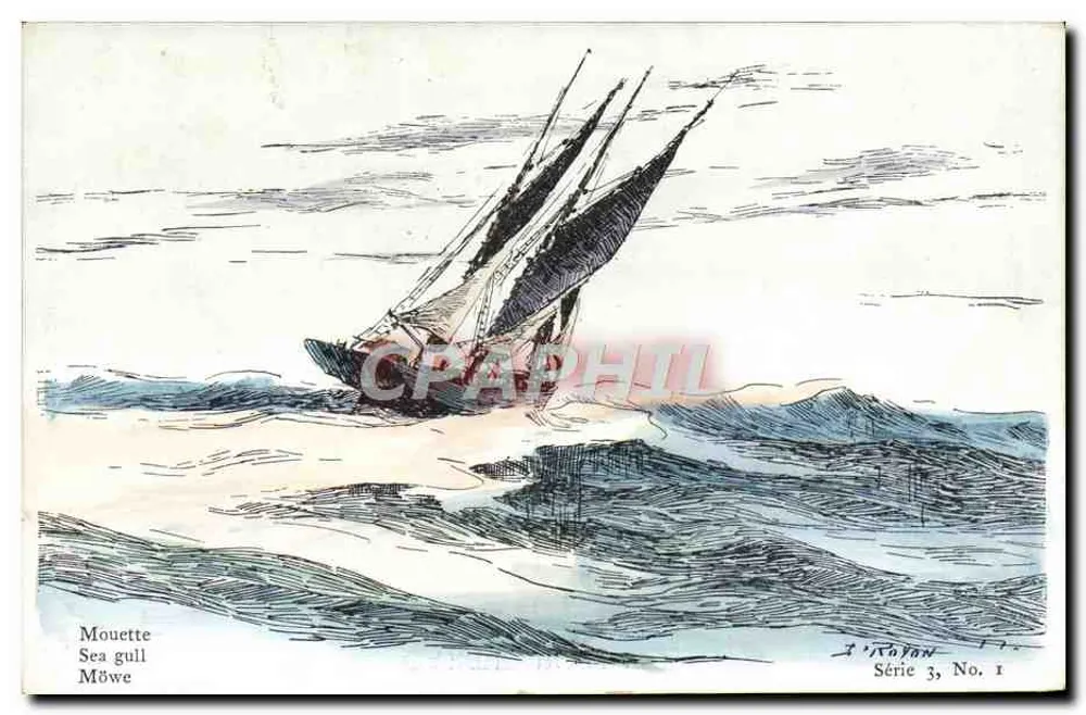 Mouette — Seegull — I. Royan, Serie 3, Nr. 1 - Vorderseite