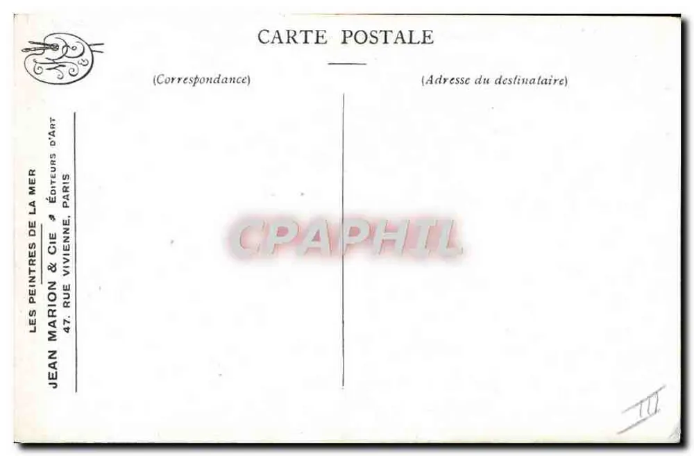Mouette — Seegull — I. Royan, Serie 3, Nr. 1 - Rückseite