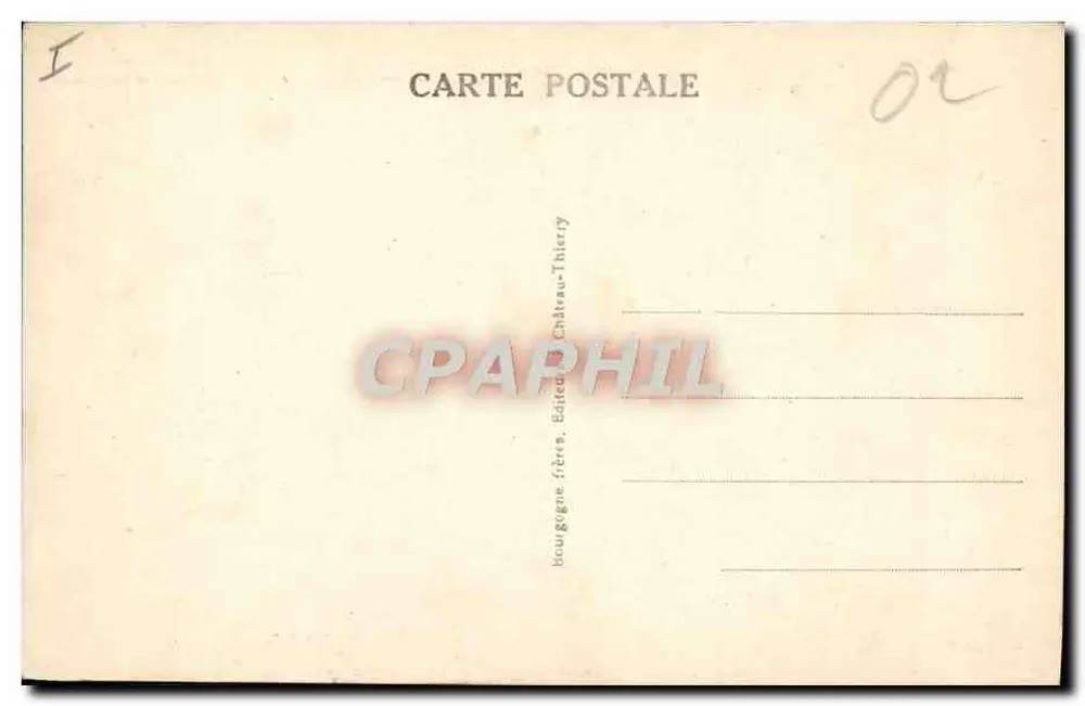 Château-Thierry (Aisne) — Der amerikanische Denkmal auf der Côte 204 — Edit. J.B. - Rückseite