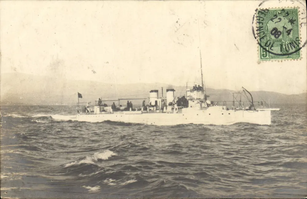 Militärschiff — Tunesien — Verlag Pierre Laurent - Vorderseite