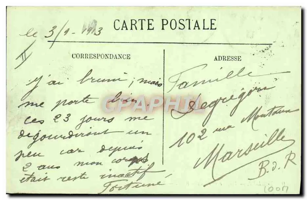 Toulon — Torpedoboote am Petit Rang — LL. - Rückseite