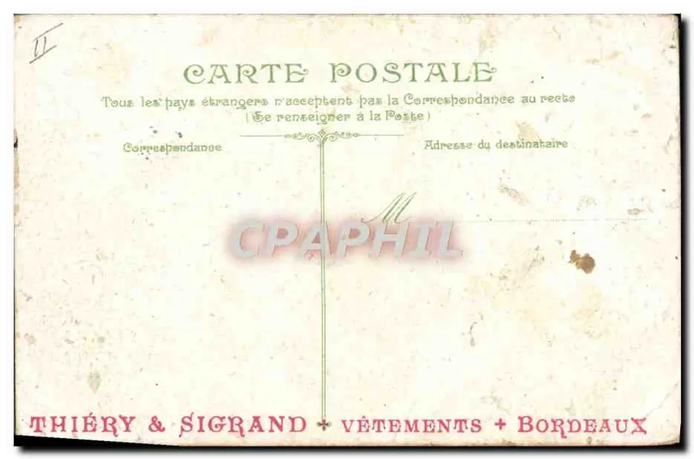 Bateau de guerre français — Le Pléna, cuirassé de 2e classe — éditeur V. & C. sur la carte - Rückseite