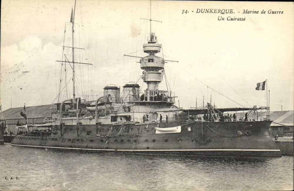 Dunkerque — Um Cuirassado — Marinha de Guerra - Frente