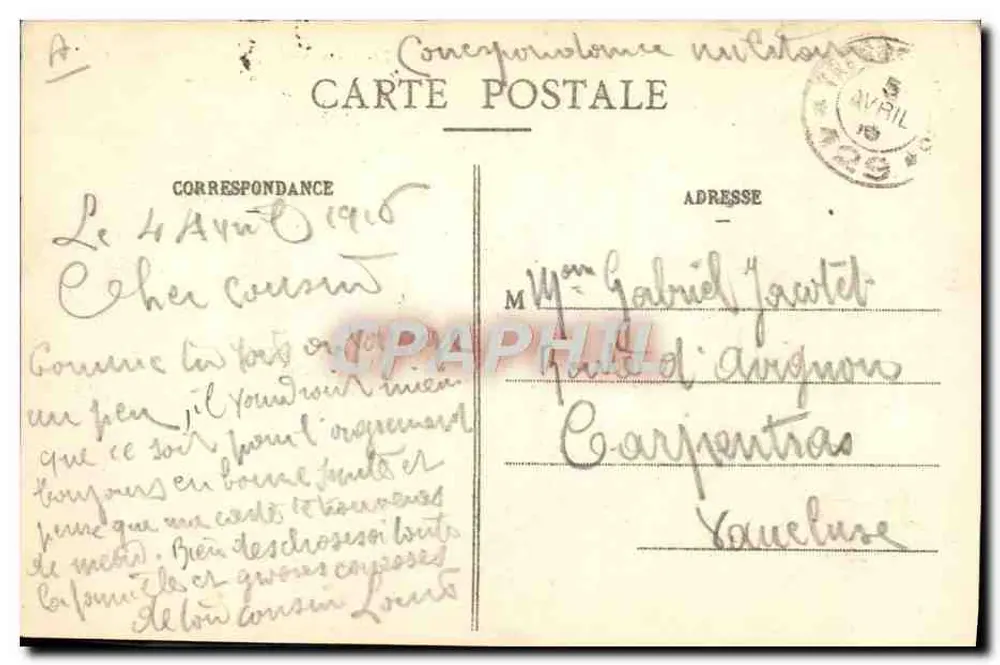 Dunkerque — Um Cuirassado — Marinha de Guerra - Verso