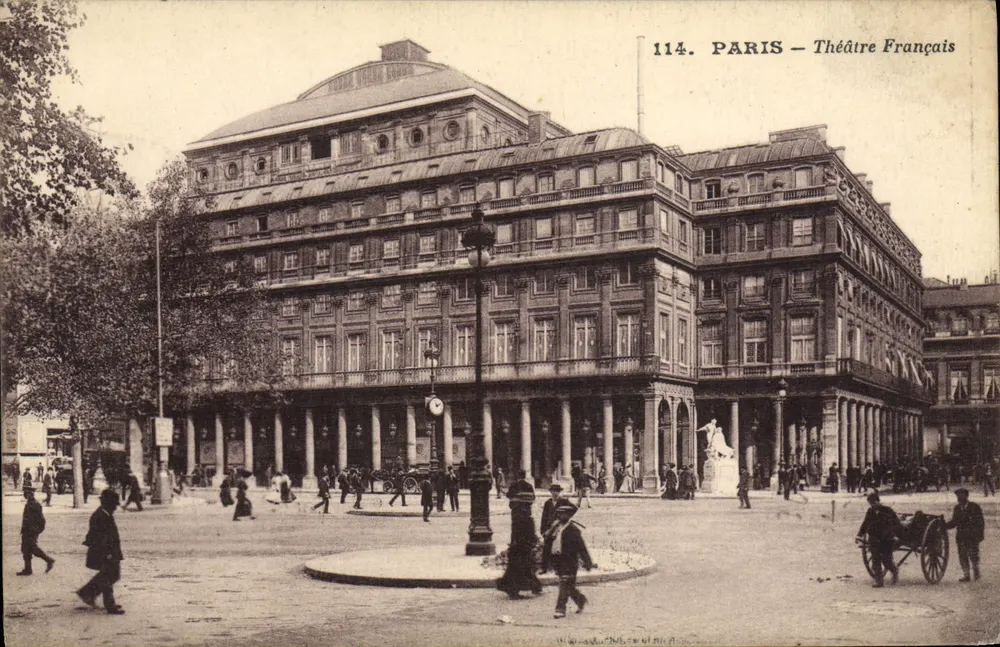 Paris — Teatro Francês — Foto-mecânica 114 - Frente