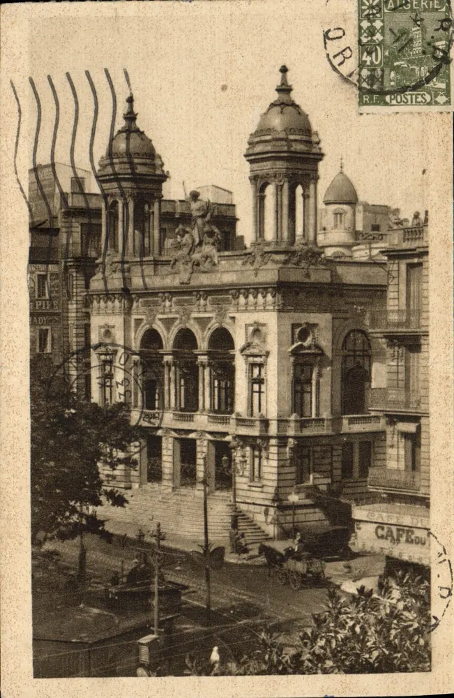 Théâtre Municipal d'Oran — éditeur 'Café du Nord' — n° 3254 - Frente