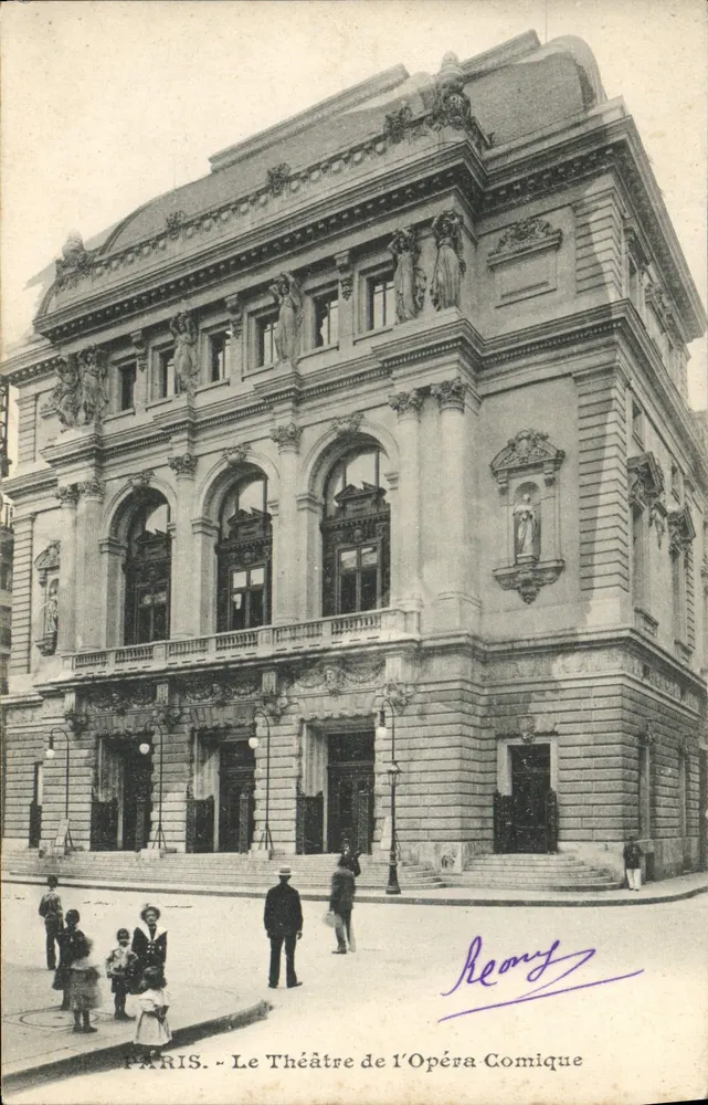 PARIS - O Teatro da Ópera Comique — editor Reony - Frente