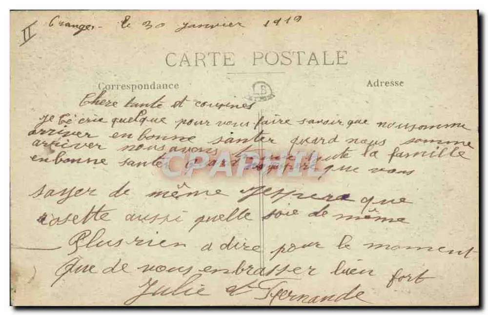 Orange (Vaucluse) — O Teatro Municipal — Edit. Bert, Orange - Verso