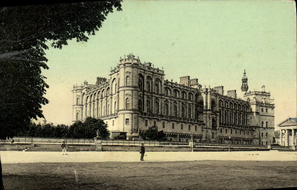Castelo de Chantilly — vista geral — editor desconhecido - Frente