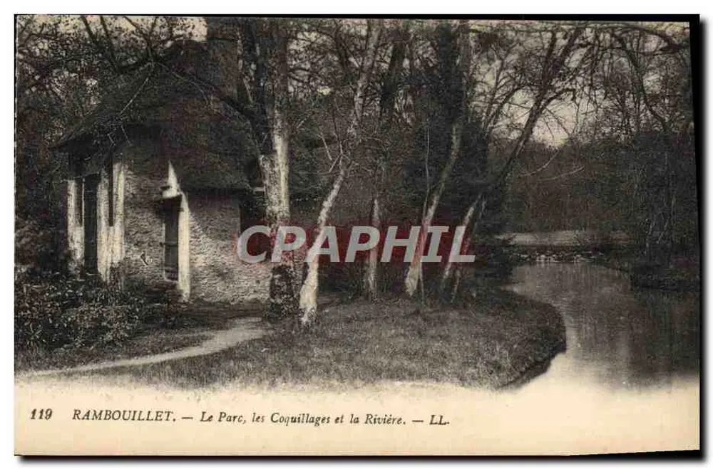Rambouillet — Der Park, die Schalen und der Fluss — LL. N° 119 - Vorderseite