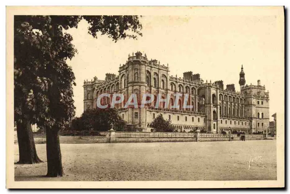 St-Germain-en-Laye — O Castelo — Vista geral — Les Éditions d'Art Française - Frente