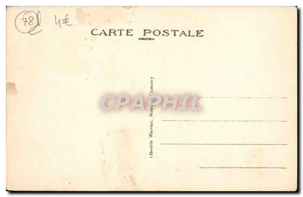 Montfort-l'Amaury (S.-et-O.) - Der Flachsee — Buchhandlung Warrant, Montfort-l'Amaury - Rückseite