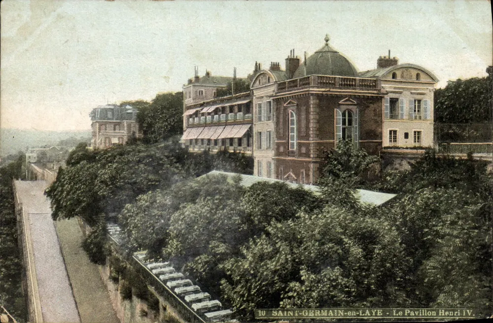 Saint-Germain-en-Laye — O Pavilhão Henri IV — editor A. V. & Cie, n° 10 - Frente