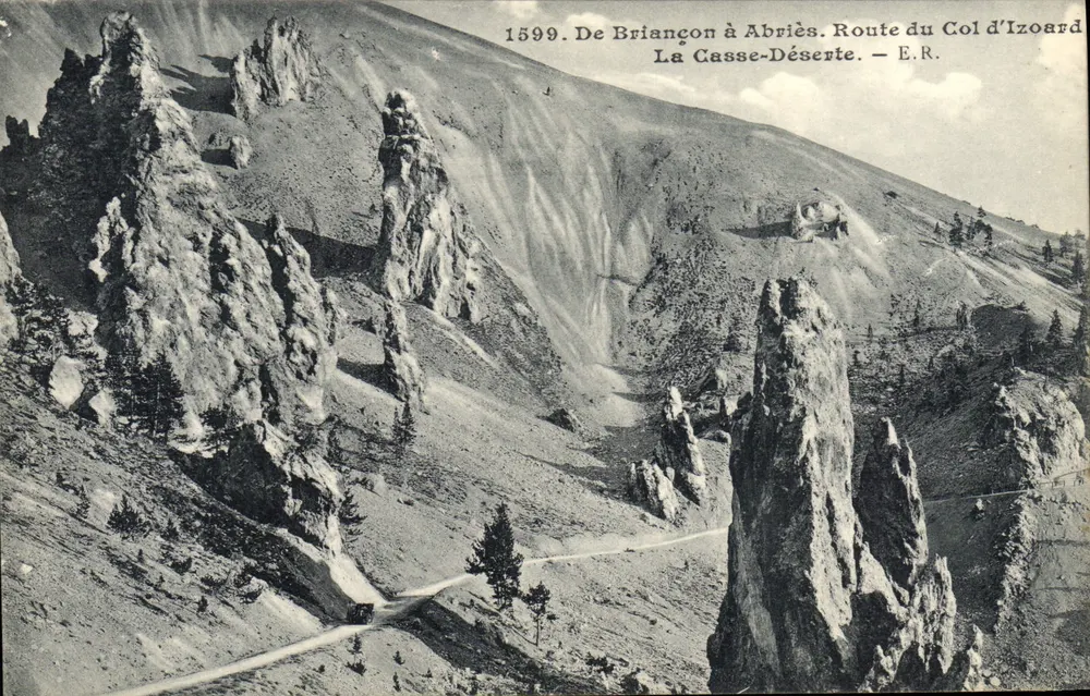 Der verlassene Pass — Route des Izoard-Passes — E.R. - Vorderseite