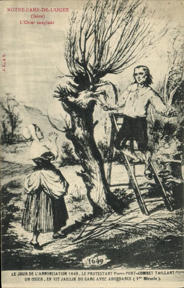 Notre-Dame-de-l'Osier — L'Osier sanguinante — J.L. A.V. n°1649 - Recto