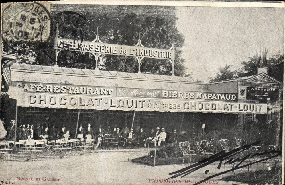 Ausstellung von Mogyer — Café-Restaurant Chocolat-Louit — Verleger CL. Nouvelles Galeries - Vorderseite
