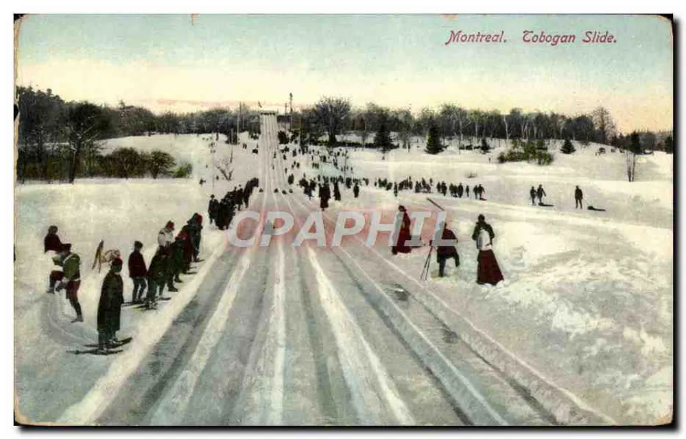 Montreal. Rutschebahn. — Verlag: Illustrated Post Card Co., Montreal. - Vorderseite