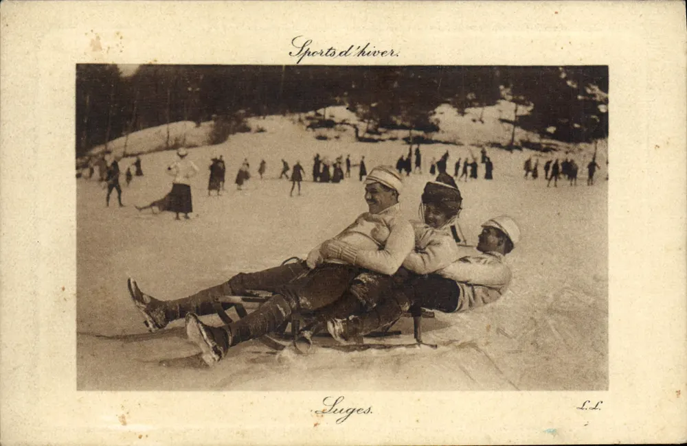 Luges — Esportes de Inverno — LL. - Frente