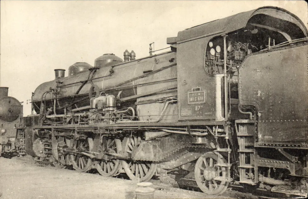 Locomotief 141 C 618 — Serie 141 C — Zuid-Est (ex-P.L.M.) - Voorkant