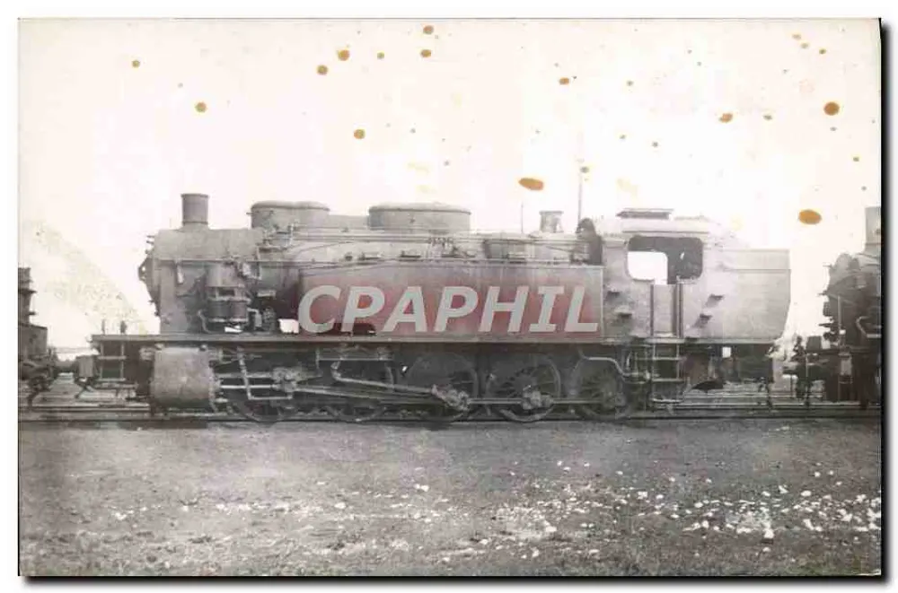 Locomotiva a vapor — estação de Condekerque — editor desconhecido, número de série não visível - Frente