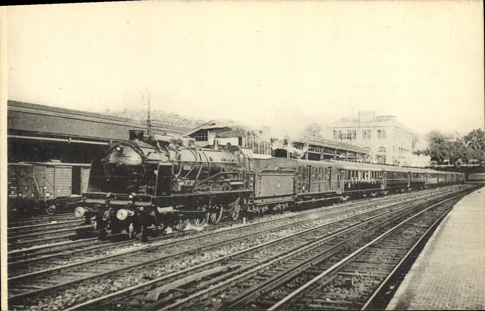 Rapide von Havre — um 1935 — gezogen von der Lokomotive « Pacific » mit Renaud-Verteiler, Nr. 231.523 — H.M.P. Paris - Vorderseite