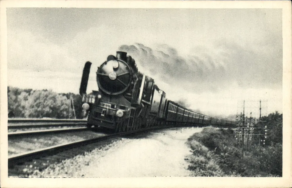 Dampfzug — Nordbahn — Druckerei L. Daneel, Lille - Vorderseite