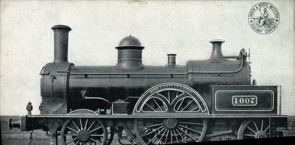 Locomotiva President — n° 1007 — London & North Western Railway Company - Frente
