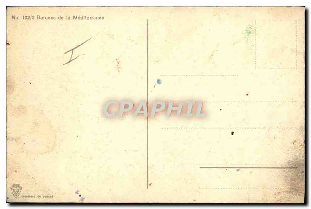 मध्य भूमि के नाव — श्रृंखला संख्या 102/2 — एडिटर हर्मन स्विटजरलैंड - पीछे