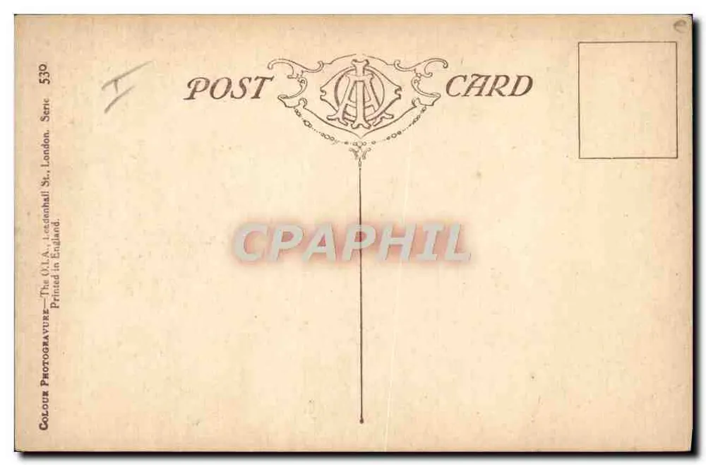 Embarcação a vela — cena noturna — The U.A. Leegenhall St. London, série 530 - Verso