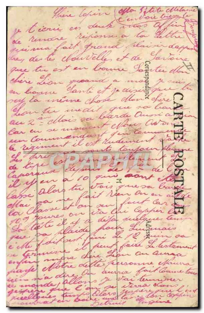 Execução do Pai Cent — Fototipia J. Bienaimé, Reims - Verso