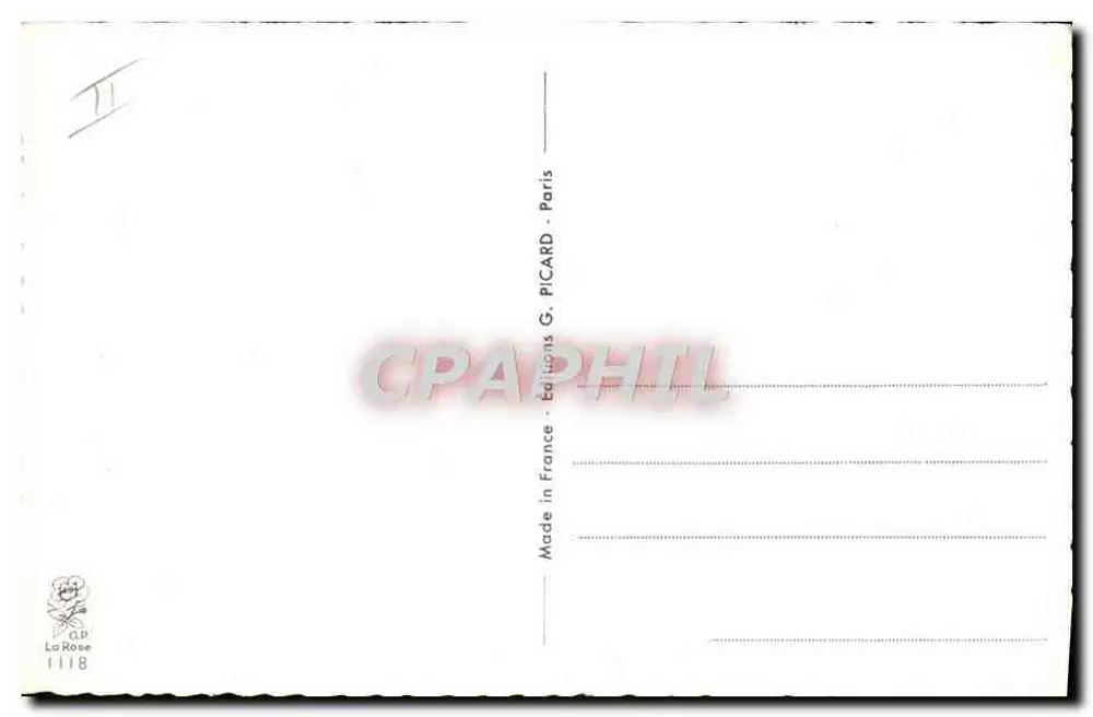 Festa fúnebre — Père Cent — editor G. Picard, n° 1118 - Verso