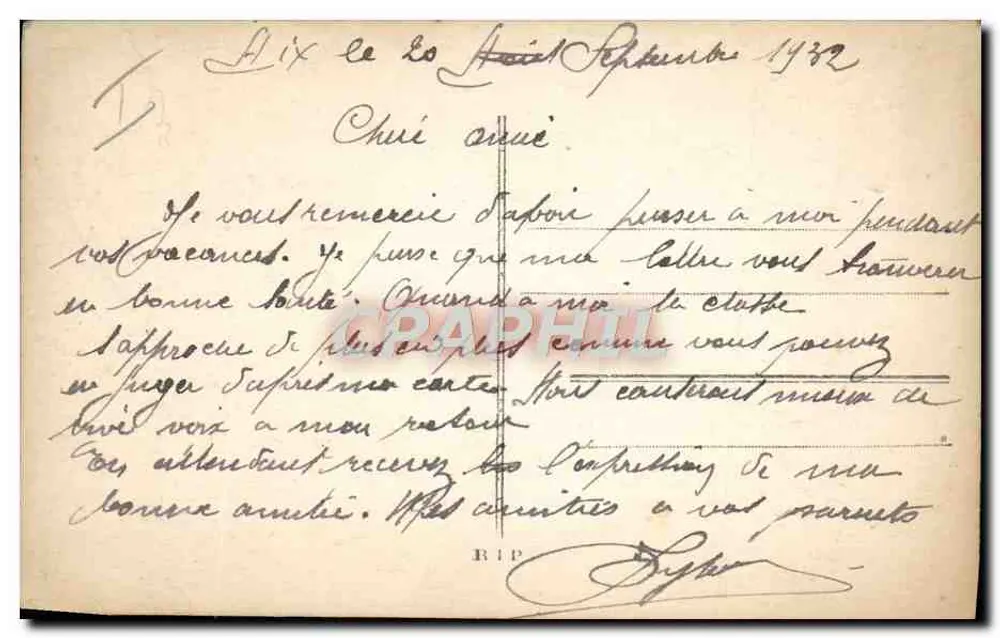 Soldado em uniforme — Contador de dias até a classe — editor não identificado, n° 1702 - Verso