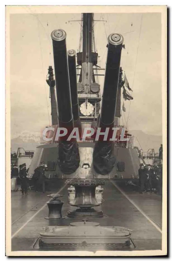 Canhão de bordo de um navio de guerra — Toulon — A. Dubois, Toulon - Frente