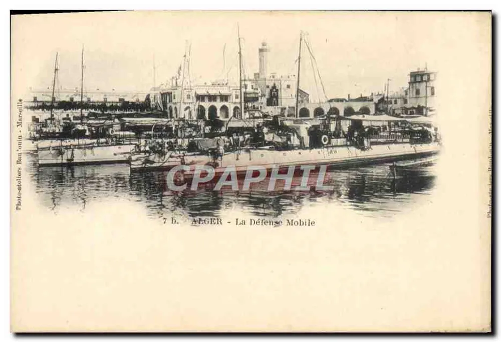 Argélia - O porto de Argel - A Defesa Móvel - Frente