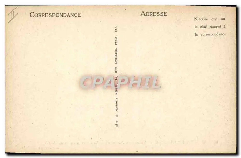 Marine — Schiffsabteilung — Linienfahrt, eine Wendung — ND — n°65 - Rückseite